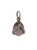 RUSSIAN 14K GOLD SMOKY QUARTZ EASTER EGG PENDANT PIC-2