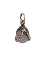 RUSSIAN 14K GOLD SMOKY QUARTZ EASTER EGG PENDANT