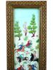 PERSIAN SURATGARI PAINTING IN MARQUETRY KHATAM FRAME PIC-1