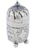 ANTIQUE ENGLISH STERLING SILVER FOOTED SALT SHAKER PIC-0