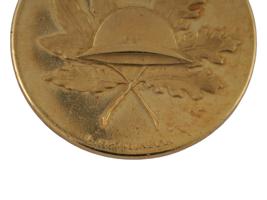 1968 ITALIAN 50TH VICTORY ANNIVERSARY GOLD MEDAL