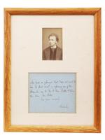 PHOTO AND LETTER OF VISCOUNT AMBERLEY W SIGNATURE