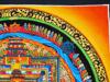 TIBETAN THANGKA KALACHAKRA WHEEL OF TIME PAINTING PIC-2