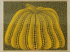 PUMPKIN ACRYLIC PAINTING AFTER YAYOI KUSAMA