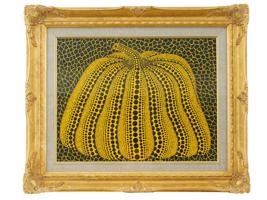 PUMPKIN ACRYLIC PAINTING AFTER YAYOI KUSAMA