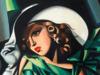 OIL PAINTING IN THE STYLE OF TAMARA DE LEMPICKA PIC-3