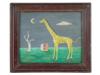 ATTR TO GERTRUDE ABERCROMBIE SURREALIST OIL PAINTING PIC-0