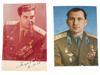 VINTAGE AUTOGRAPHED PHOTOGRAPHS OF SOVIET COSMONAUTS PIC-2