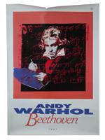 ANDY WARHOL BEETHOVEN EXHIBITION POSTER 1987