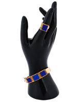 ITALIAN 18K GOLD LAPIS LAZULI DIAMOND JEWELRY SET