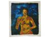 AKBAR PADAMSEE INDIAN NUDE WOMAN OIL PAINTING 1968 PIC-0