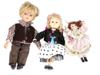 COLLECTION OF VINTAGE PORCELAIN DOLLS IN OUTFITS PIC-1