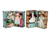 COLLECTION OF VINTAGE PORCELAIN DOLLS WITH CASES PIC-2