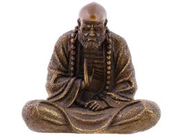 CHINESE BRONZE FIGURE OF ARHAT DAMO BODHIDHARMA