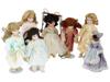 COLLECTION OF VINTAGE PORCELAIN DOLLS IN OUTFITS PIC-0