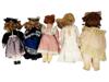 COLLECTION OF VINTAGE PORCELAIN DOLLS IN OUTFITS PIC-1