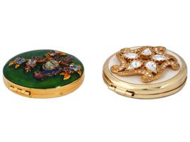 JAY STRONGWATER AND THORSON HOSIER COMPACT MIRRORS