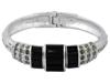 JUDITH LEIBER RENEE BAGUETTE AND PAVE BRACELET PIC-1