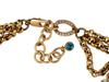 JUDITH LEIBER SHEBA GOLD PLATED COLLAR NECKLACE PIC-8
