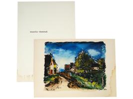 1959 FRENCH LITHOGRAPH PADDOCK AFTER MAURICE VLAMINCK