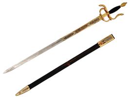 VINTAGE SPANISH TOLEDO CEREMONIAL SWORD WITH SCABBARD