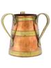 ANTIQUE RUSSIAN JUDAICA COPPER AND BRASS NETILAT CUP PIC-0