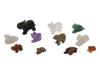 VINTAGE COLLECTION OF CARVED GEMSTONE ANIMAL FIGURINES PIC-0