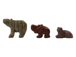 VINTAGE COLLECTION OF CARVED GEMSTONE ANIMAL FIGURINES