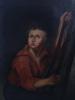 19TH CEN CONTINENTAL EUROPE PORTRAIT OIL PAINTING PIC-1