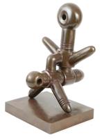 ABSTRACT BRONZE SCULPTURE BY SOREL ETROG CANADA