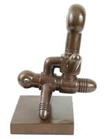 ABSTRACT BRONZE SCULPTURE BY SOREL ETROG CANADA