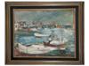 MID CENTURY OIL PAINTING BY HAIM SAVITZKY PIC-0