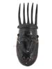 DARK BAOLET MASK FROM IVORY COAST WEST AFRICA PIC-0