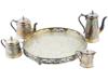 ANTIQUE ENGLISH ELKINGTON SILVER PLATED TEA SERVICE PIC-1