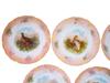 ANTIQUE SET OF PORCELAIN PLATES WITH GAME BIRDS PIC-5