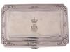 KING FAROUK OF EGYPT SILVER BOX BY TETARD PARIS PIC-1