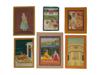 ANTIQUE INDIAN MUGHAL EMPIRE MINIATURE PAINTINGS PIC-0