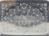 ANTIQUE RUSSIAN ENGRAVED SILVER SERVING TRAY 1858 PIC-2