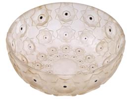 VINTAGE LALIQUE STYLE GLASS BOWL