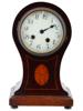 ANTIQUE ENGLISH EDWARDIAN BALLOON MANTEL CLOCK PIC-0