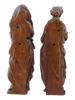 ANTIQUE BAROQUE FRENCH SCHOOL CARVED WOOD FIGURINES PIC-4