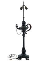 ANTIQUE WROUGHT IRON TABLE LAMP BY JOSE THENEE