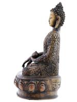 ANTIQUE 19TH C TIBETAN BRONZE BUDDHA FIGURE