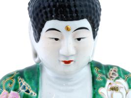 ANTIQUE JAPANESE MEIJI PORCELAIN BUDDHA C 1900