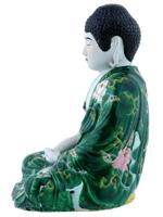 ANTIQUE JAPANESE MEIJI PORCELAIN BUDDHA C 1900