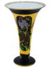 YELLOW CERAMIC VASE FROM CARLTON WARE ENGLAND PIC-0