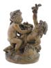 ANTIQUE TERRACOTTA GROUP PUTTI FIGURES PIC-2