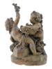 ANTIQUE TERRACOTTA GROUP PUTTI FIGURES PIC-1