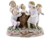 ANTIQUE GERMAN BOHNE THURINGIA PORCELAIN FIGURAL GROUP PIC-0