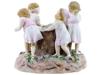 ANTIQUE GERMAN BOHNE THURINGIA PORCELAIN FIGURAL GROUP PIC-3